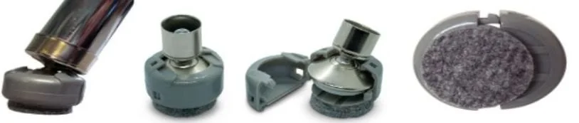 DuraGlides shown installed and from multiple angles